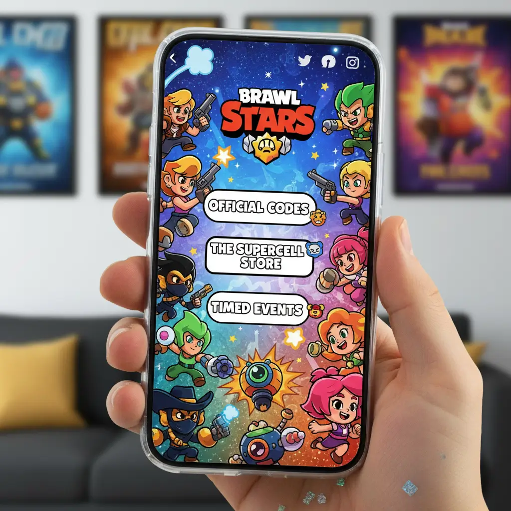 The official Brawl Stars social media page, a source for legitimate free codes and event news.